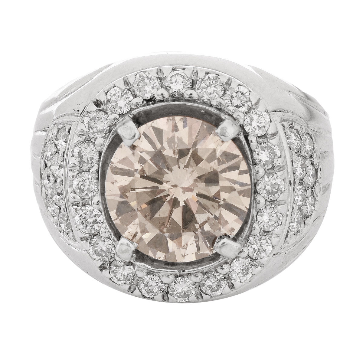 GAL 4.65ct TW Diamond and 18K Ring