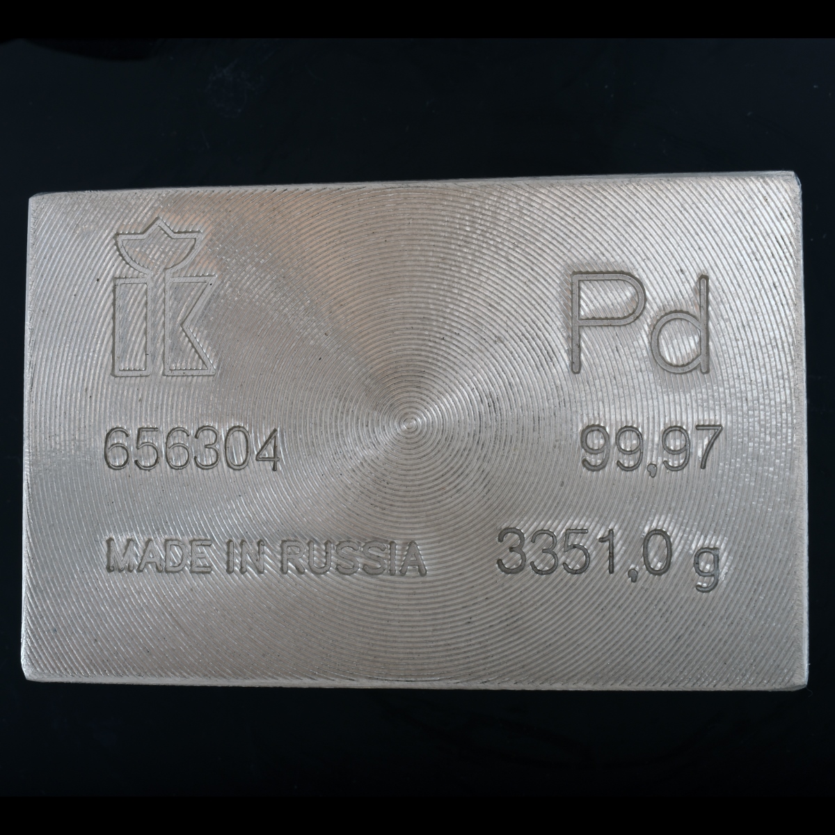 100 oz Palladium Bar