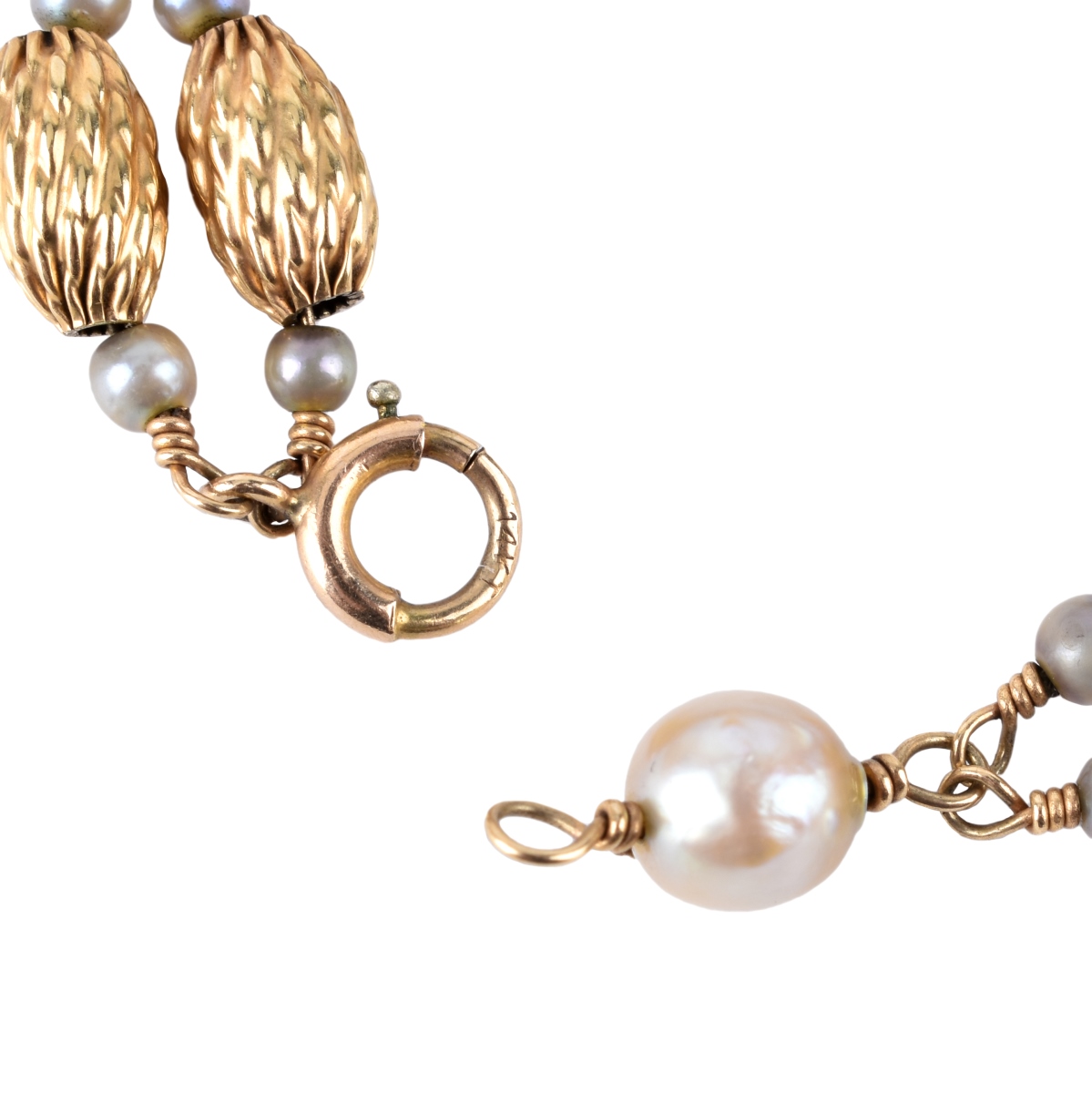 Delicate 14K and Pearl Bracelet