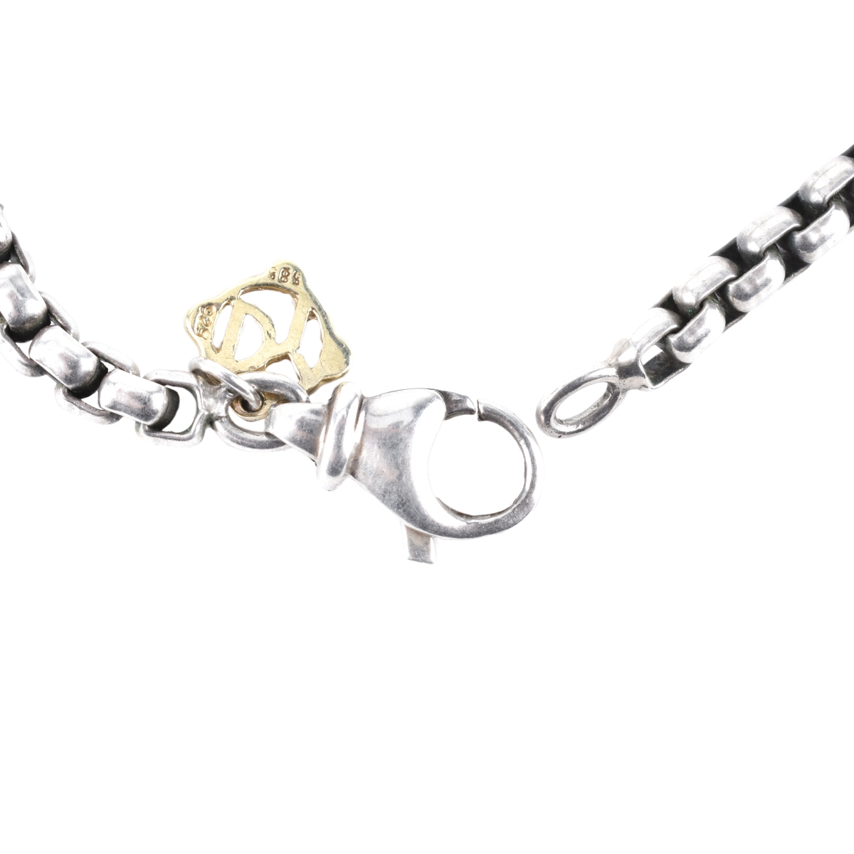 David Yurman Sterling & Gold Necklace