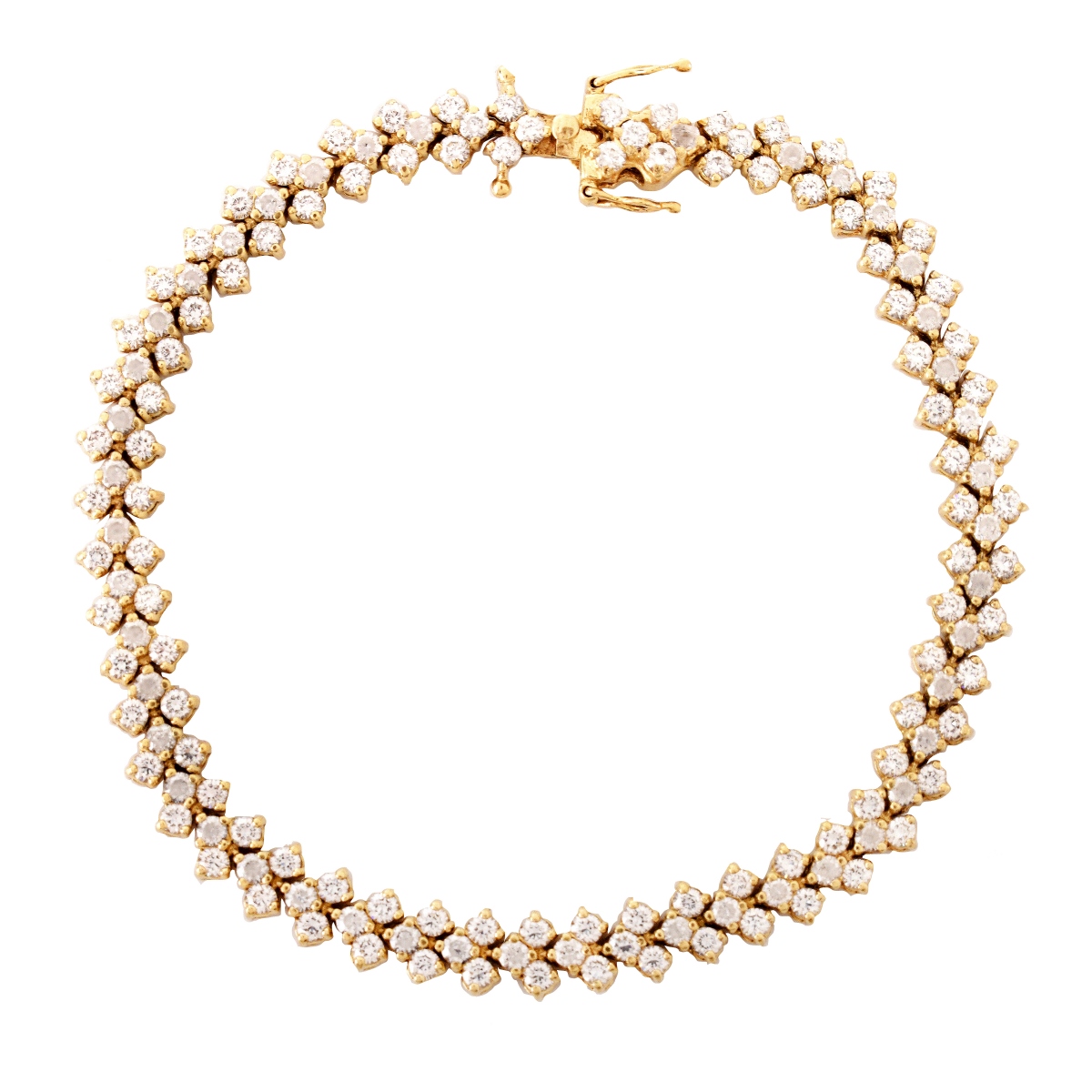 14K Gold & Diamond Bracelet