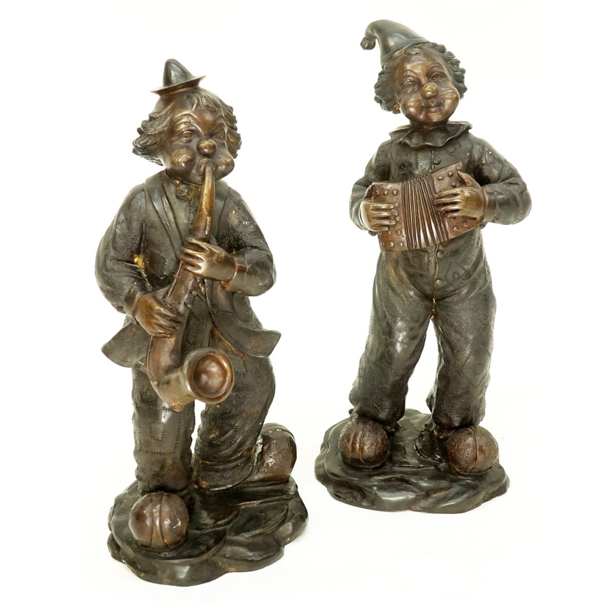 Pair of Bronze Sculptures