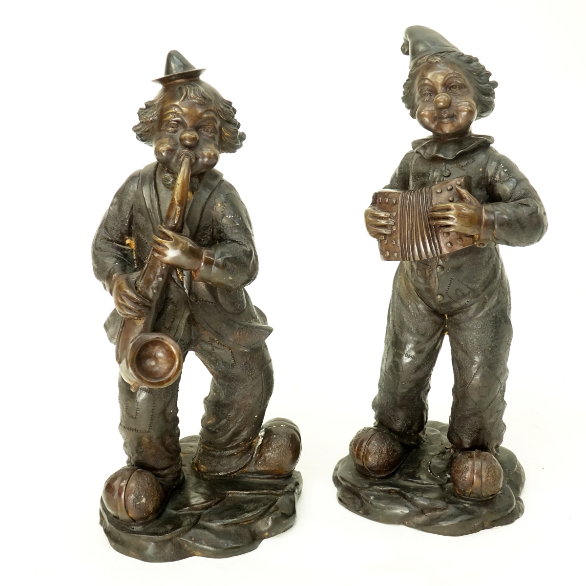 Pair of Bronze Sculptures