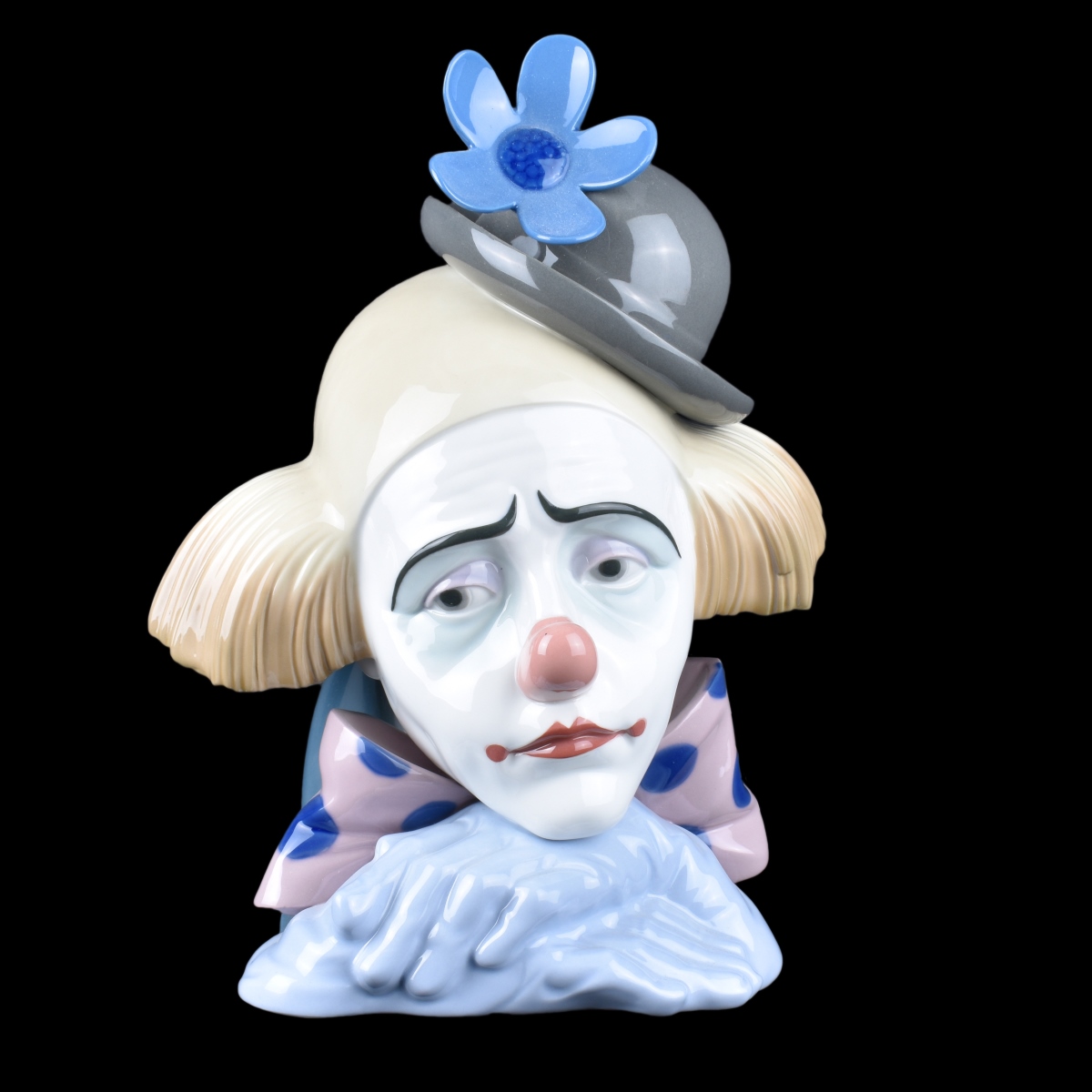 Lladro Pensive Clown