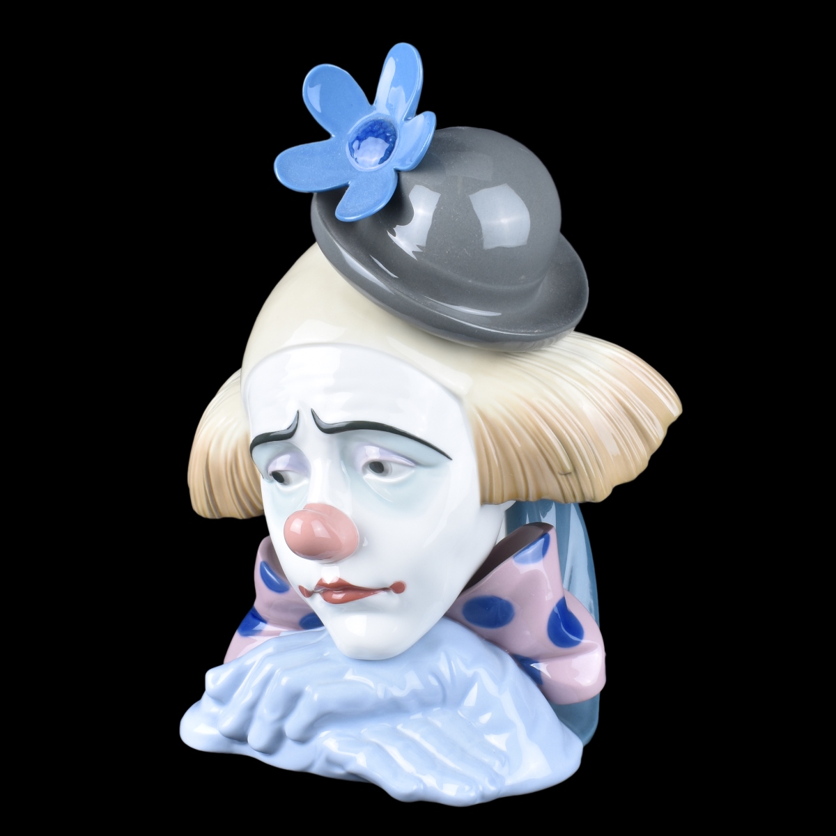 Lladro Pensive Clown