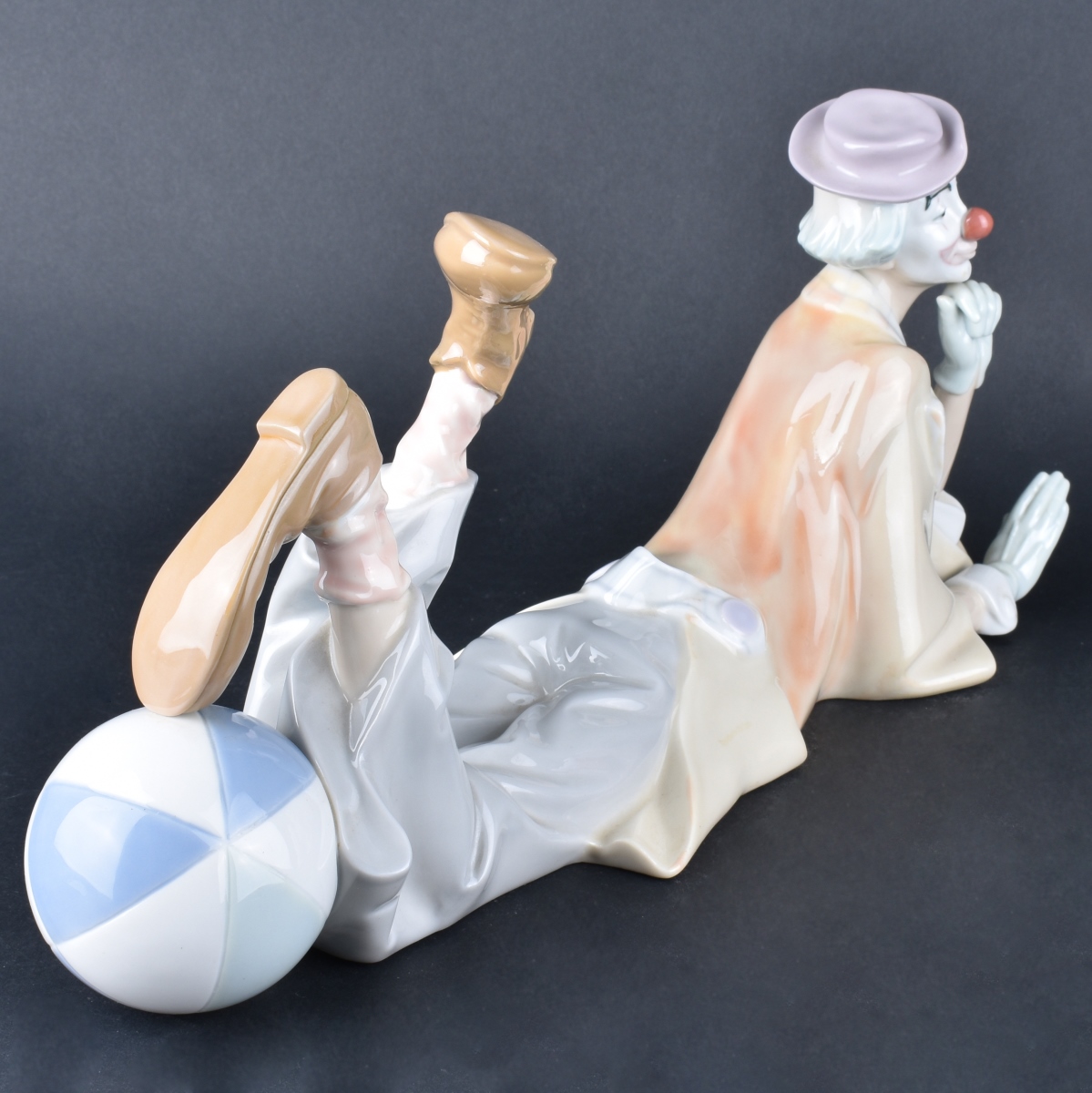 Lladro Reclining Clown