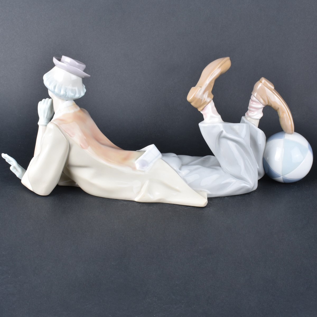 Lladro Reclining Clown