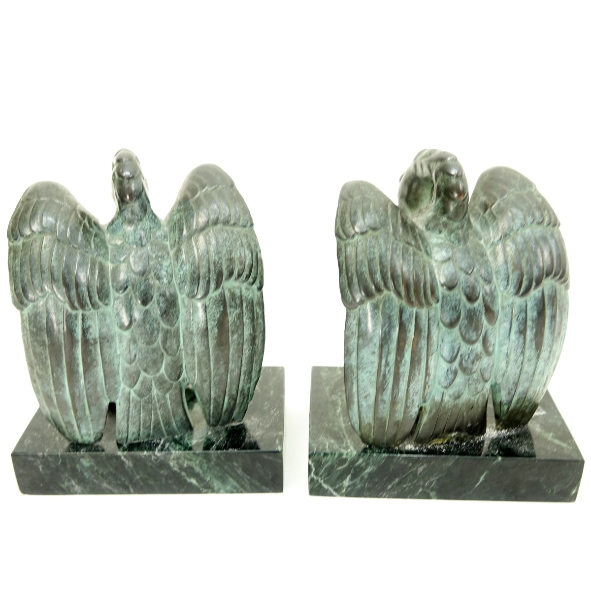 Bronze Bird Bookends