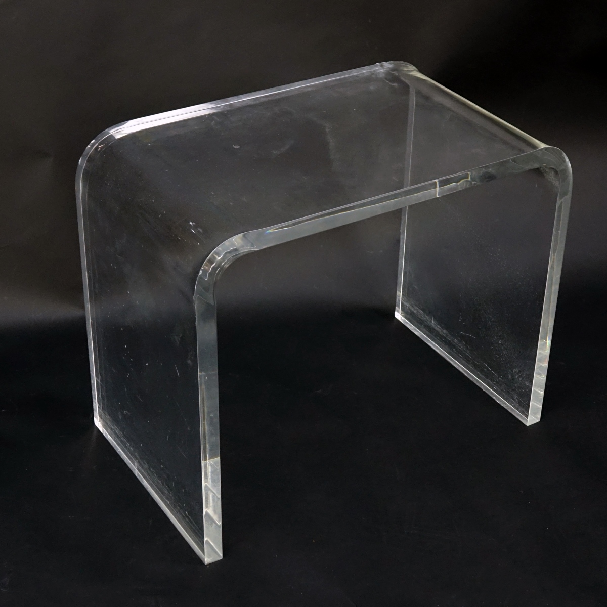 Mid Century Modern Lucite Bench