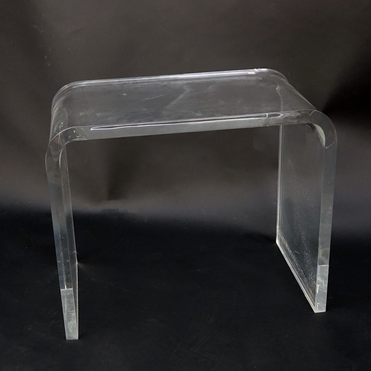 Mid Century Modern Lucite Bench