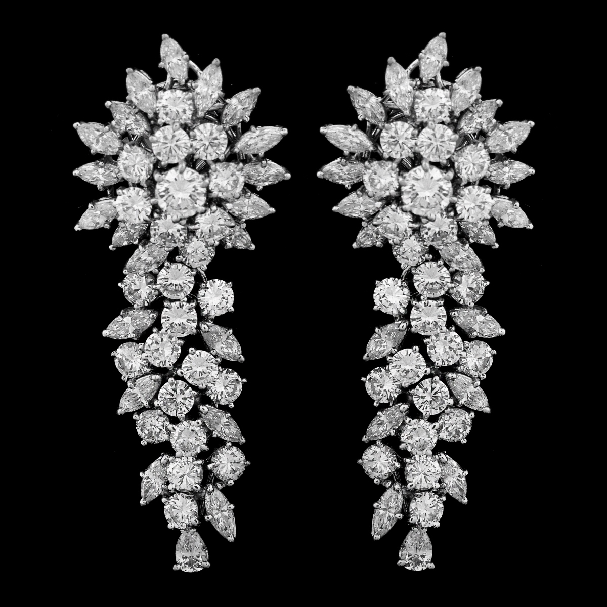 18.0ct TW Diamond and 18K Earrings