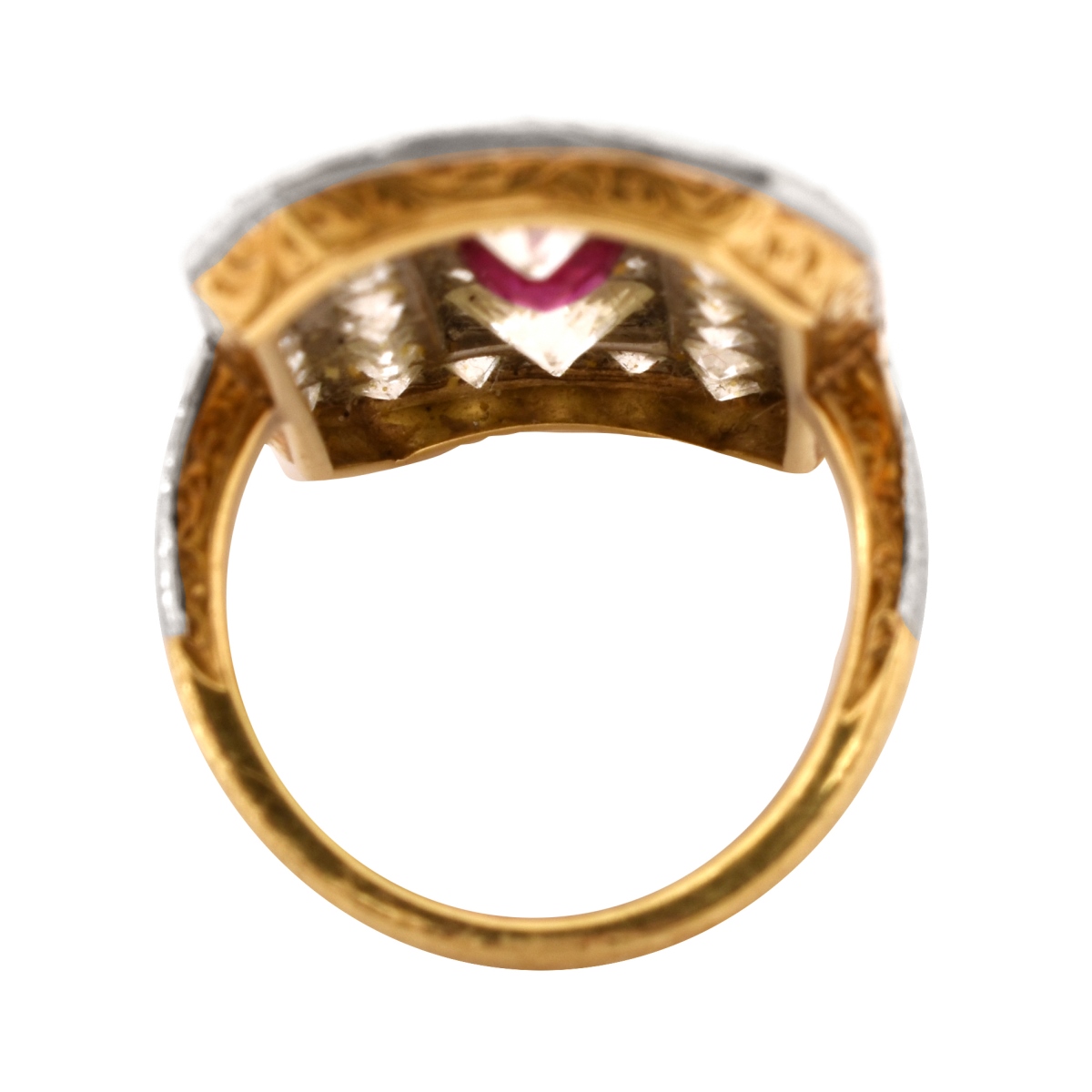 Antique Diamond and Ruby Ring