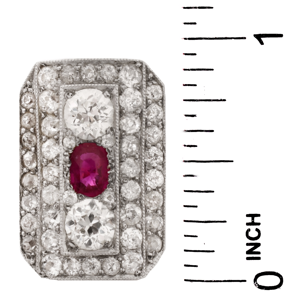 Antique Diamond and Ruby Ring