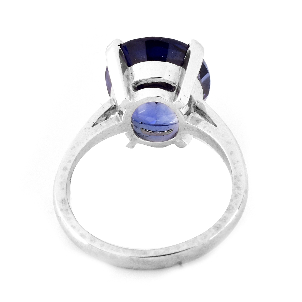 ASGL Sapphire and 14K Gold Ring