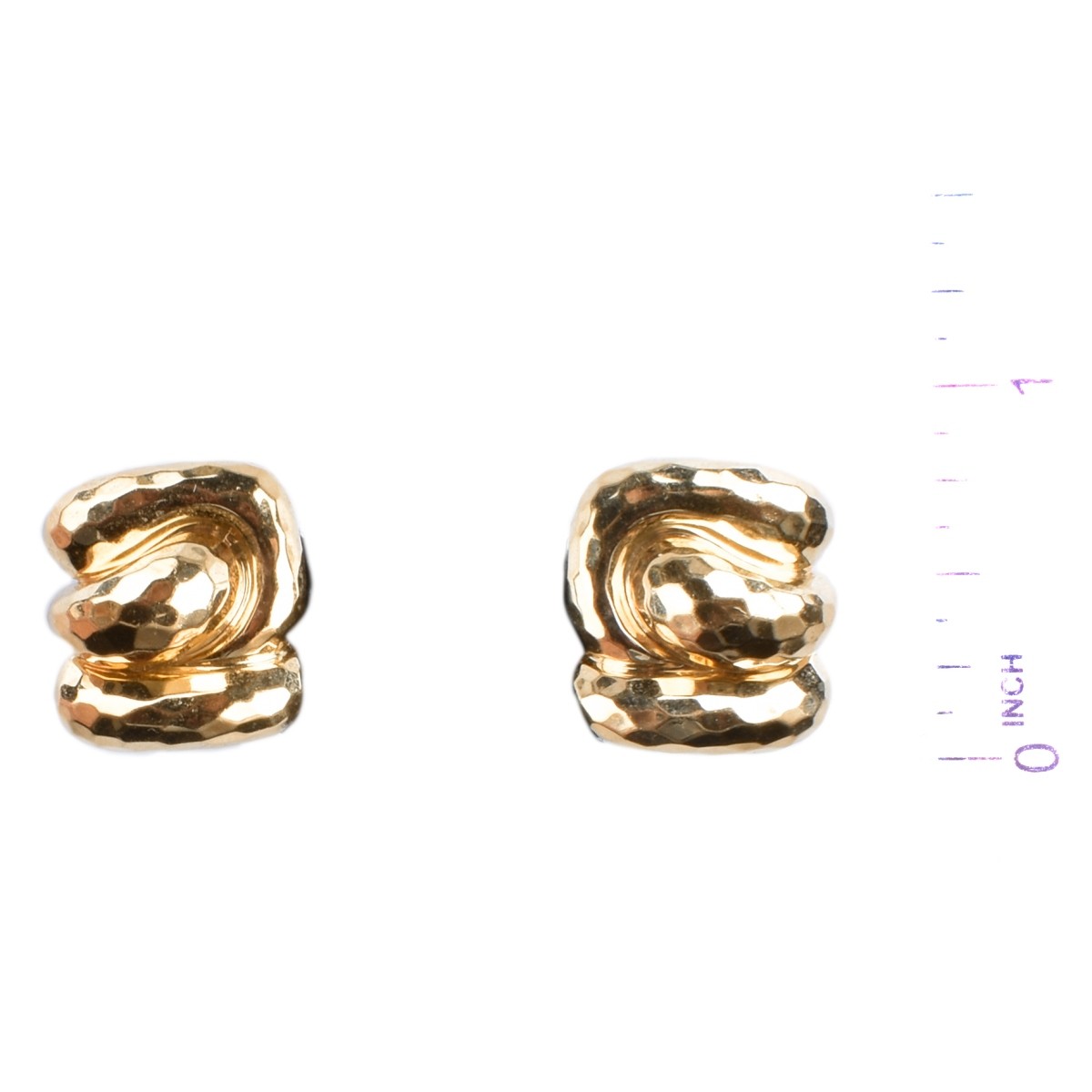 Vintage 18K Gold Earrings