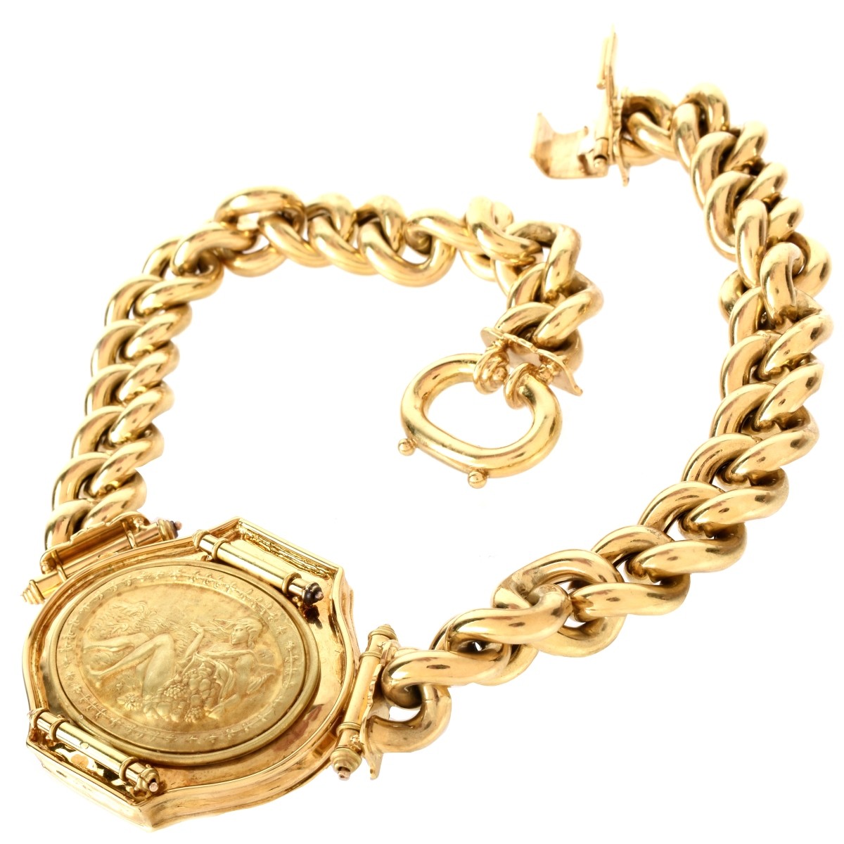 Vintage Italian 18K Pendant Necklace