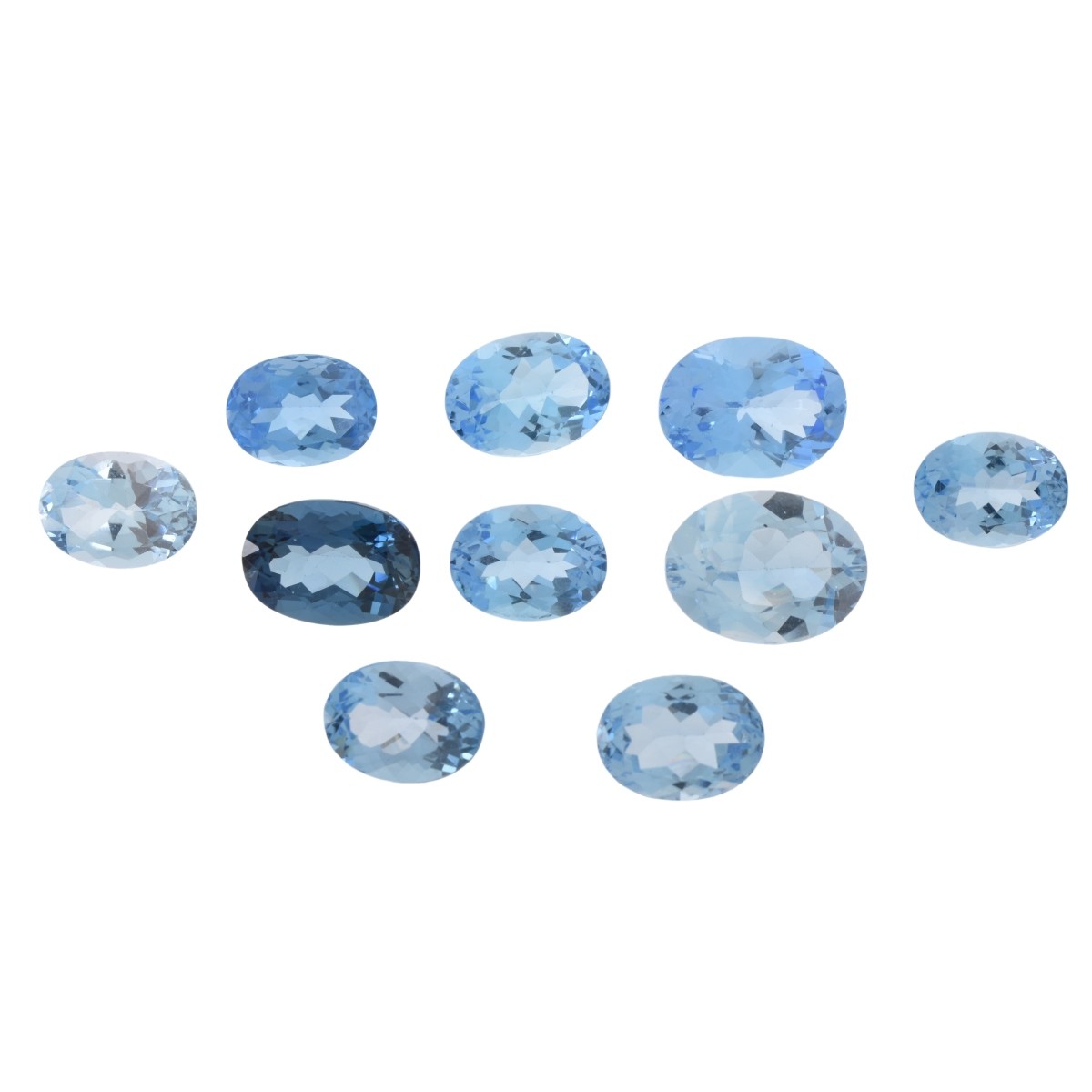 Ten London Blue Topaz Stones