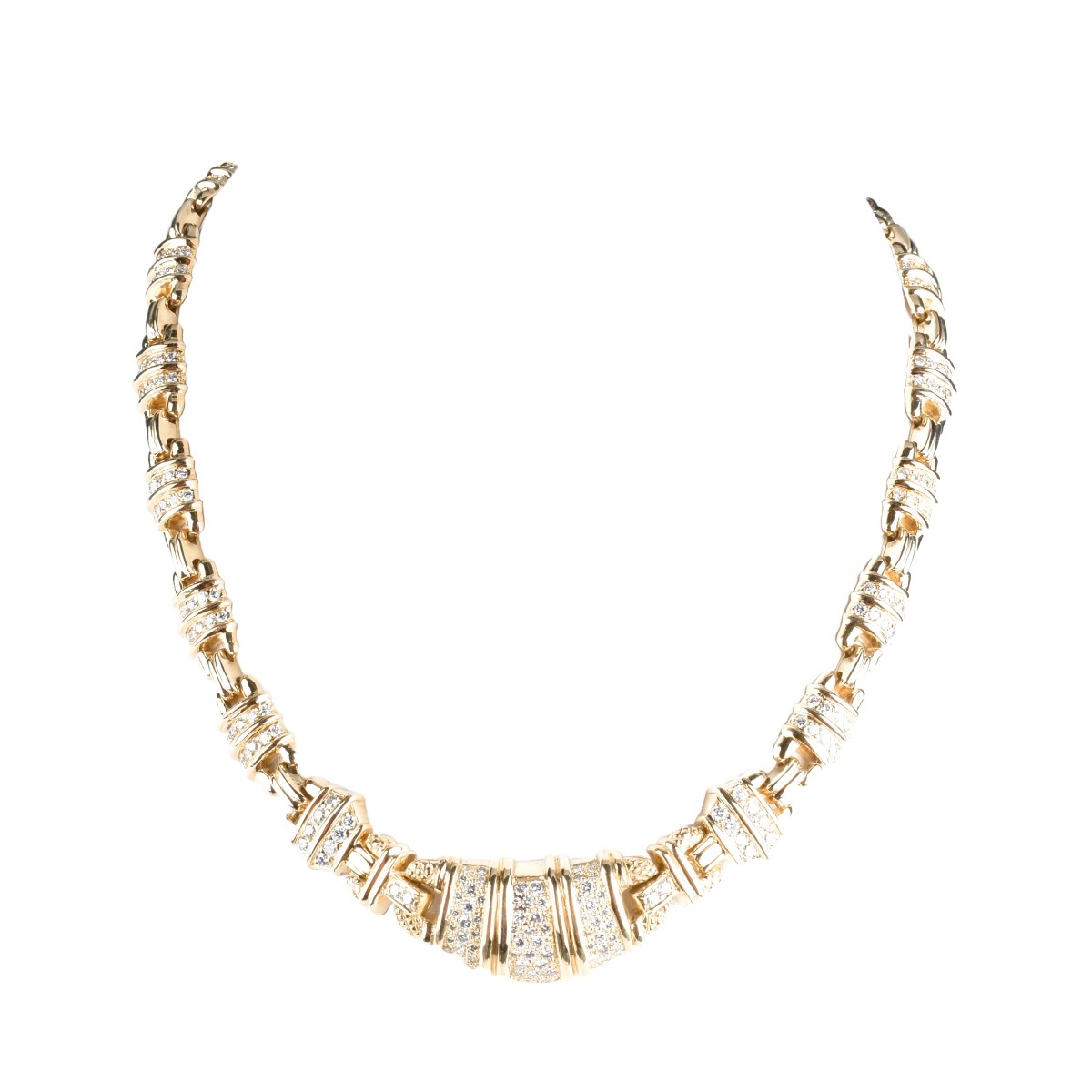 Judith Ripka Diamond and 18K Necklace