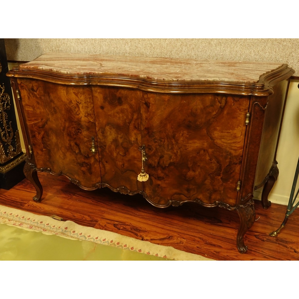 French Burlwood Sideboard