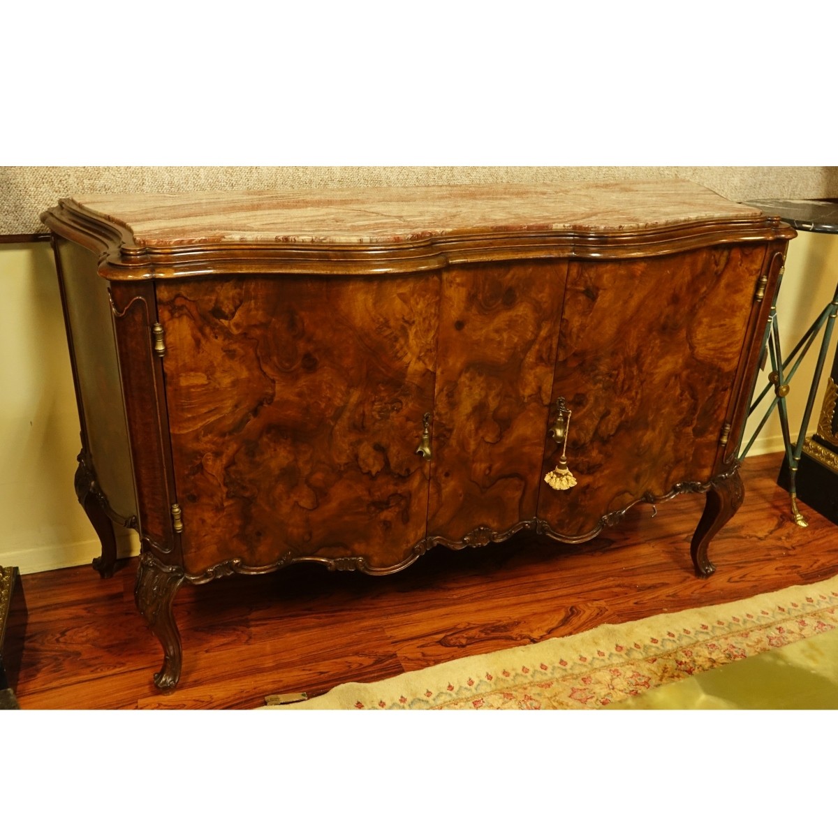 French Burlwood Sideboard