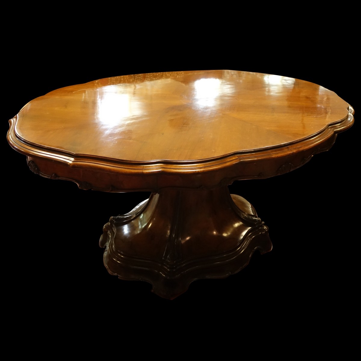 Continental Pedestal Table