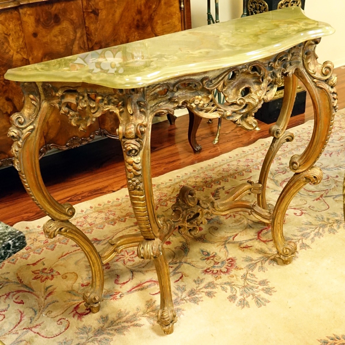 Italian Giltwood Console