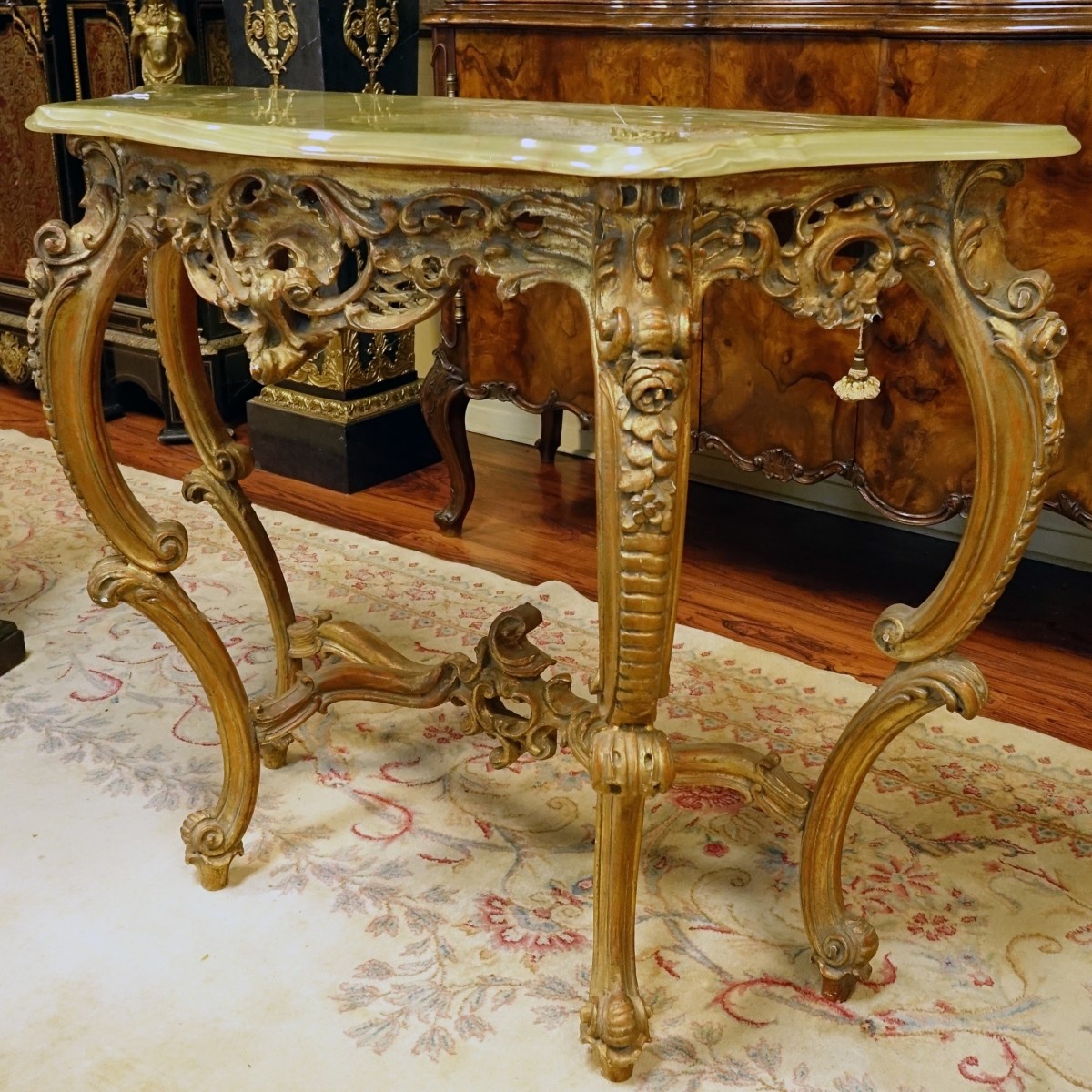 Italian Giltwood Console