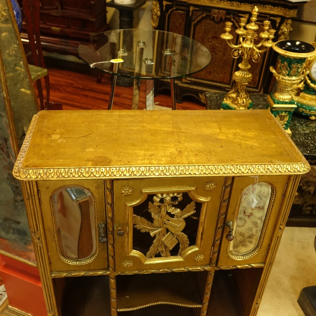 Louis XVI Style Giltwood Etagere