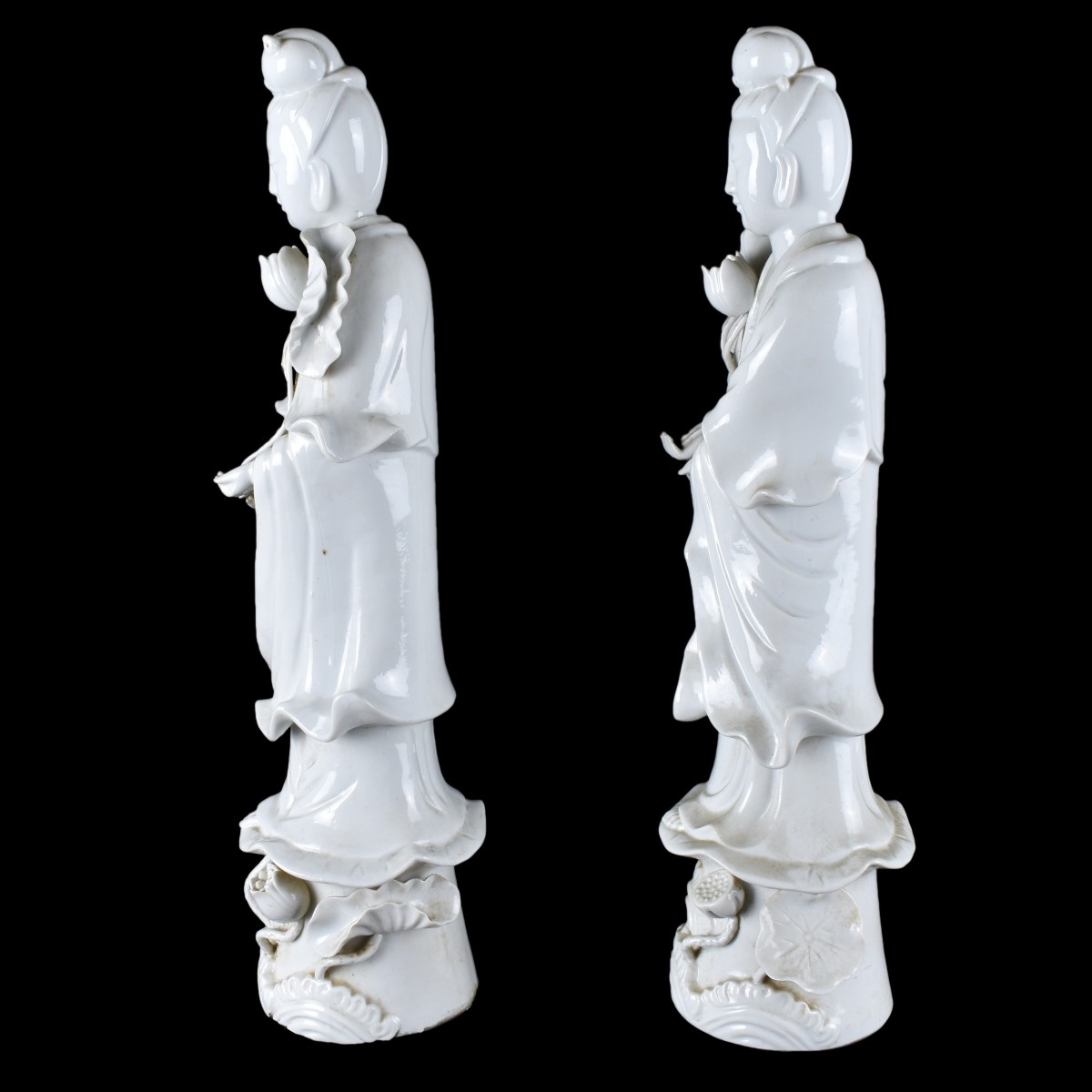 Pair Quan Yin Figures