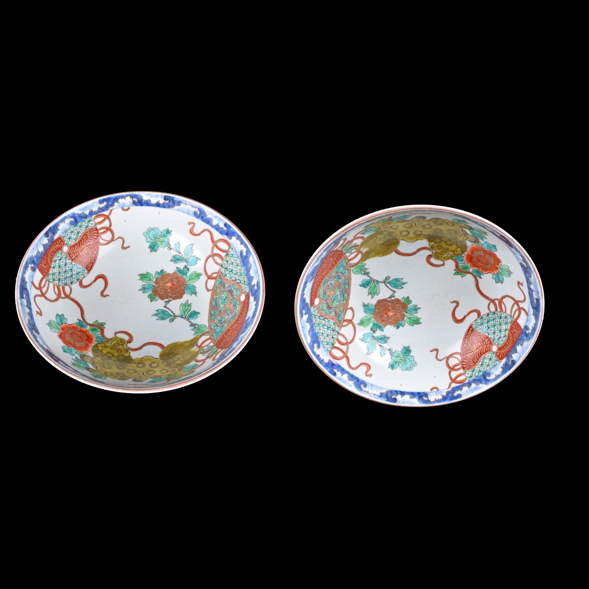 Pair of Imari Bowls