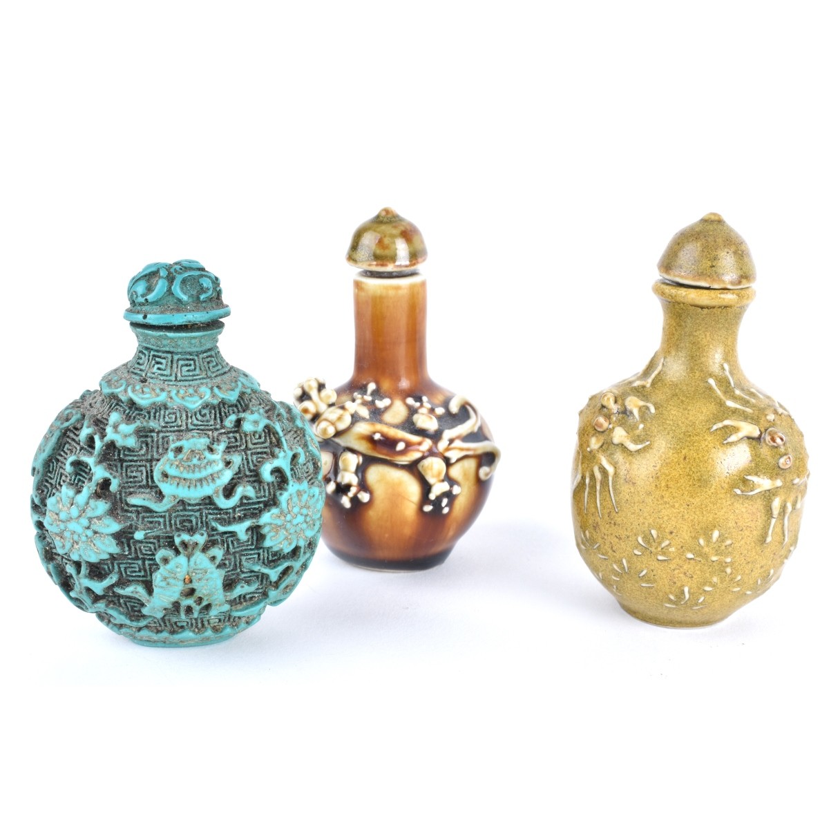 Ten Chinese Snuff Bottles