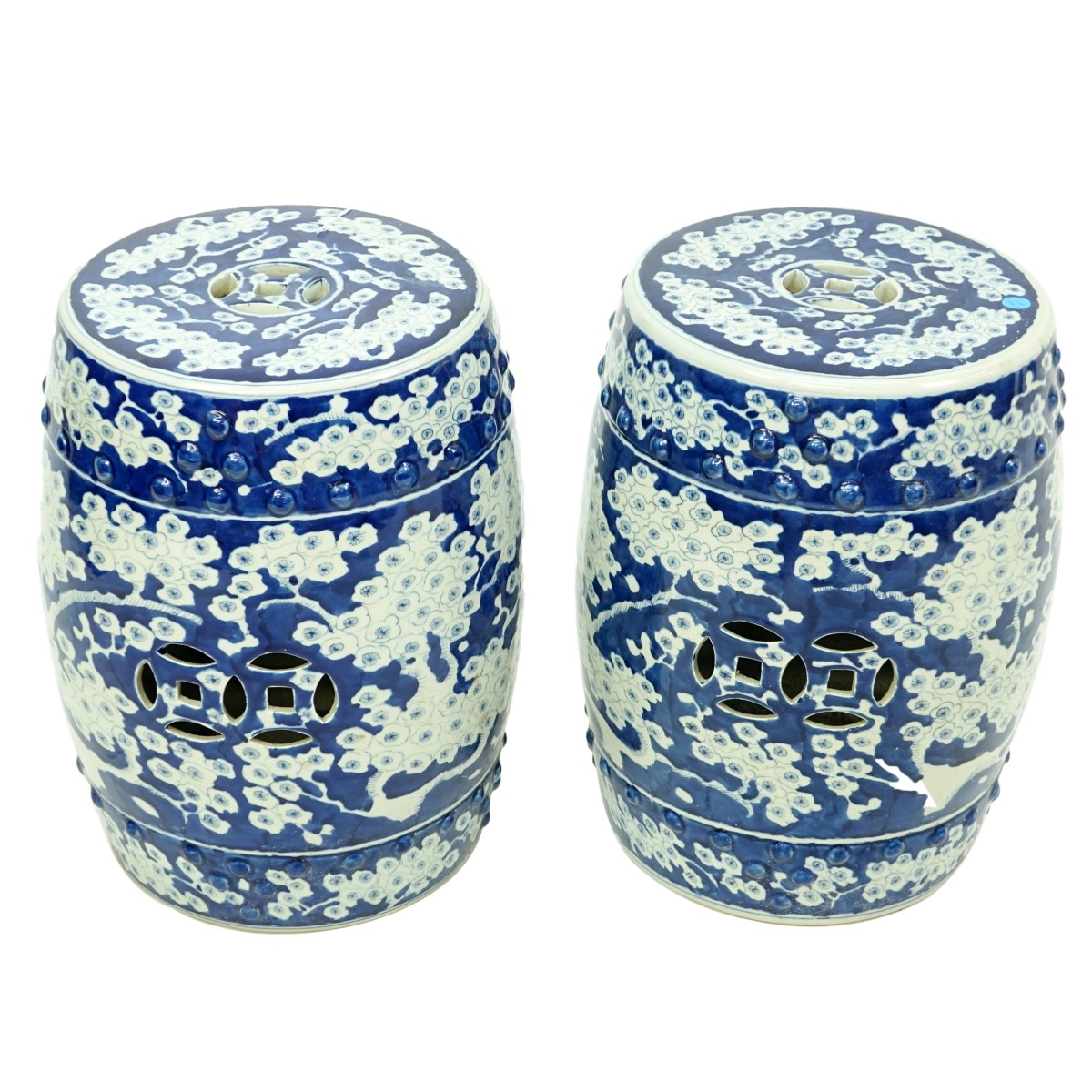 Pair Chinese Garden Seats