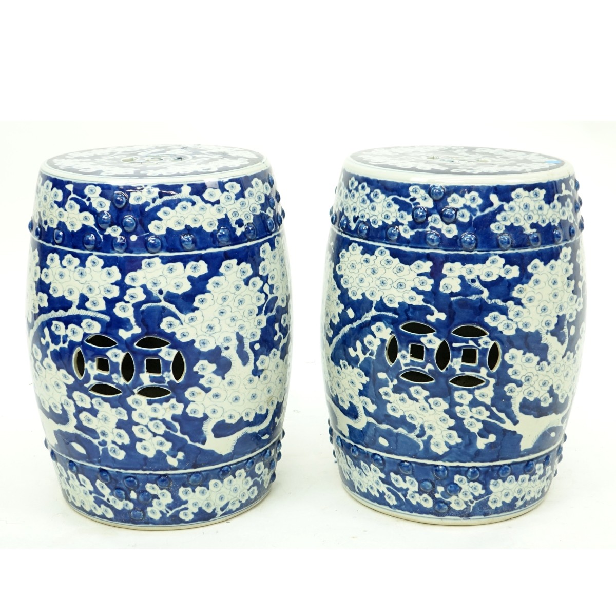 Pair Chinese Garden Seats