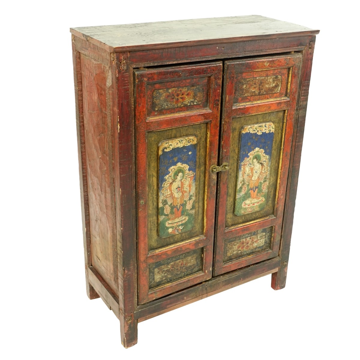 Tibetan Two Door Cabinet