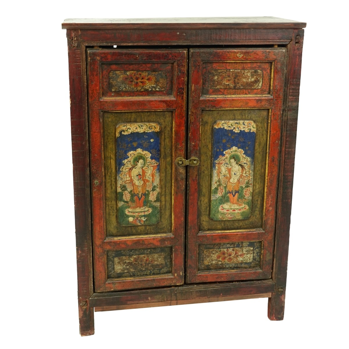Tibetan Two Door Cabinet