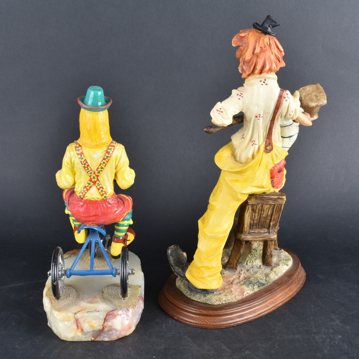 Two Clown Figurines