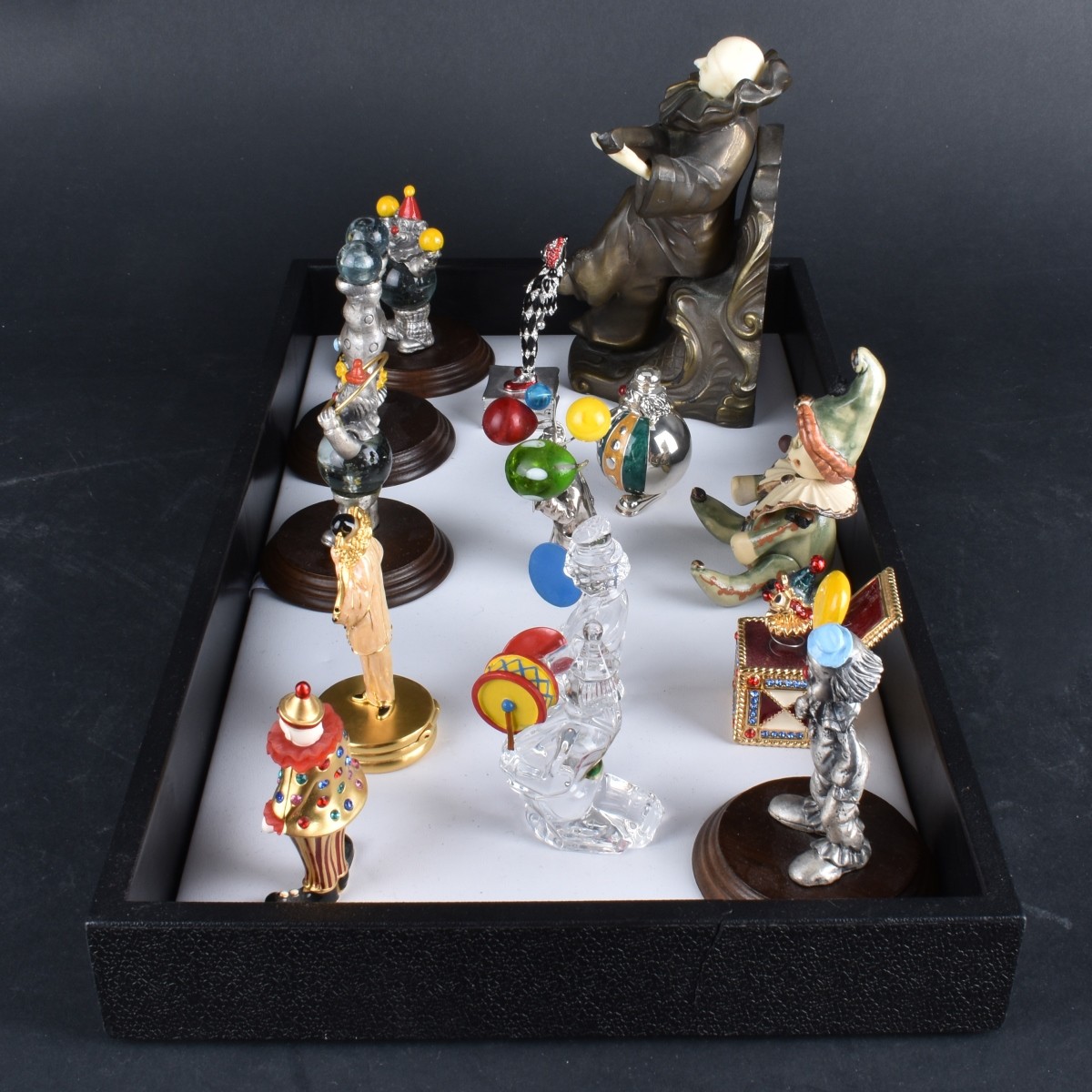 14 Clown Figurines