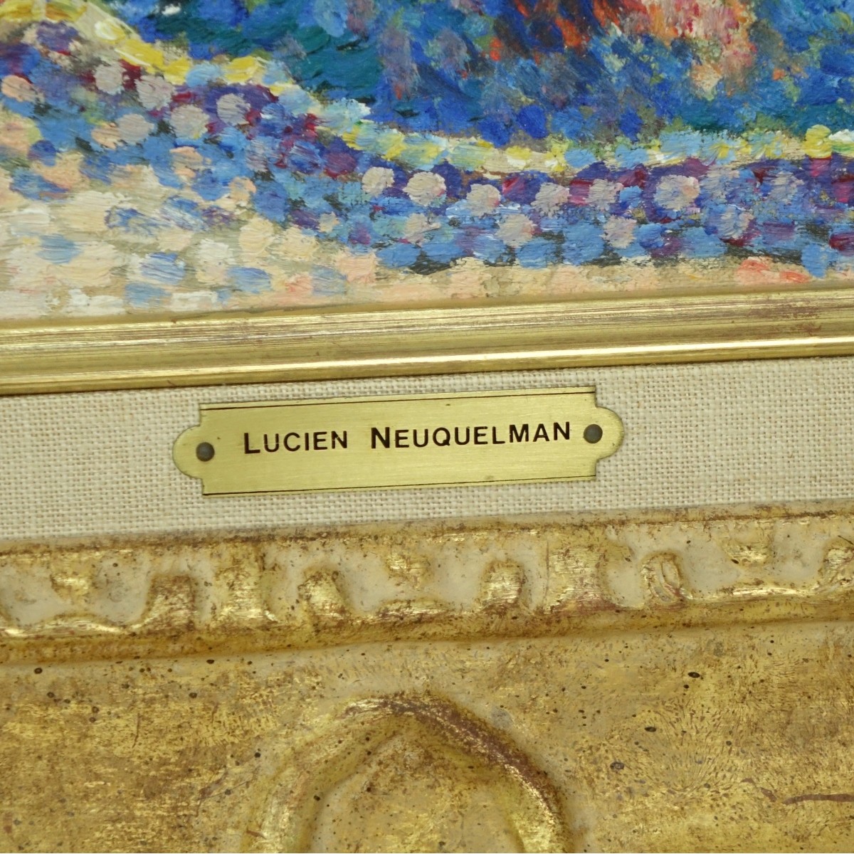 Lucien Neuquelman (1909-1988) Oil On Canvas