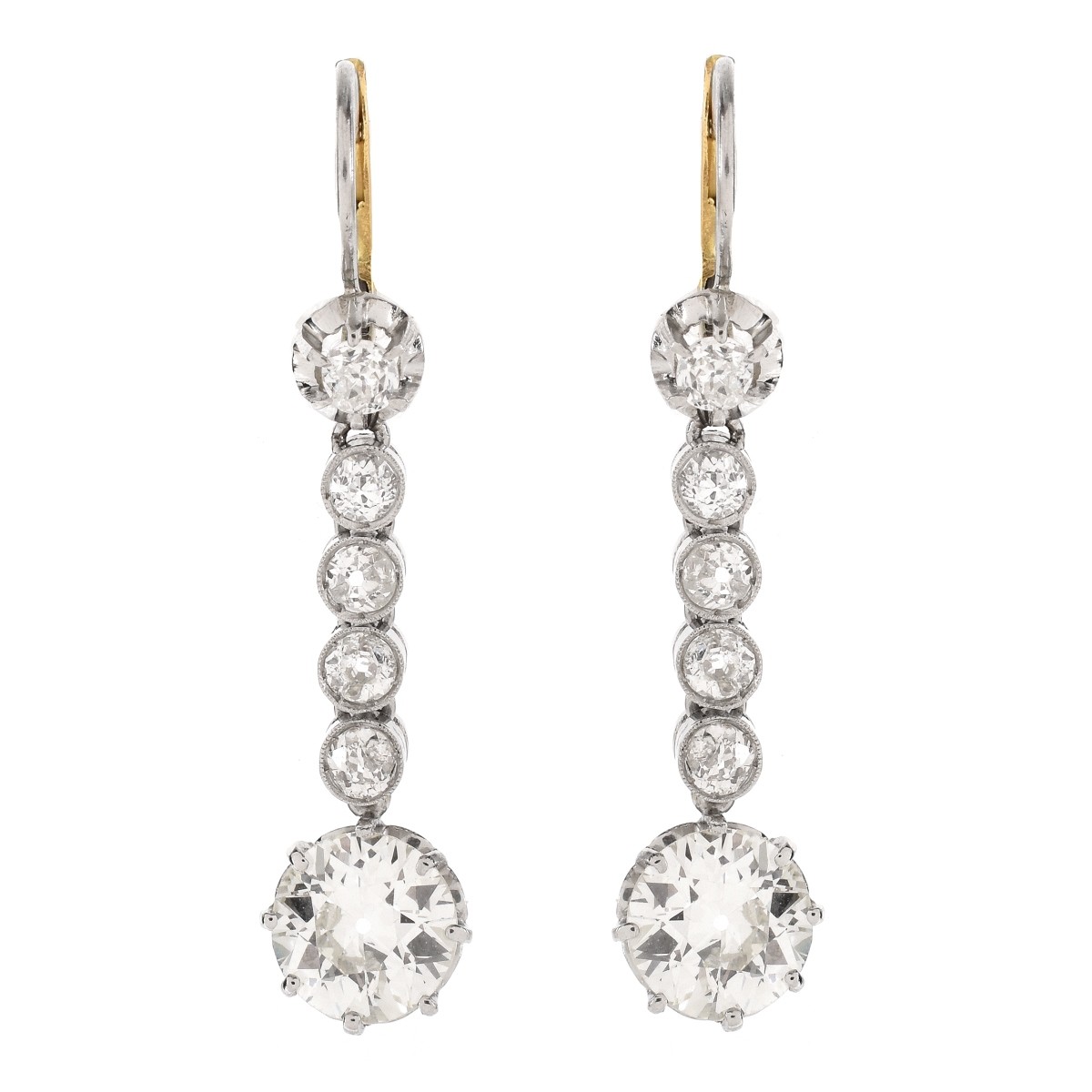 Approx. 5.1ct TW Diamond Earrings