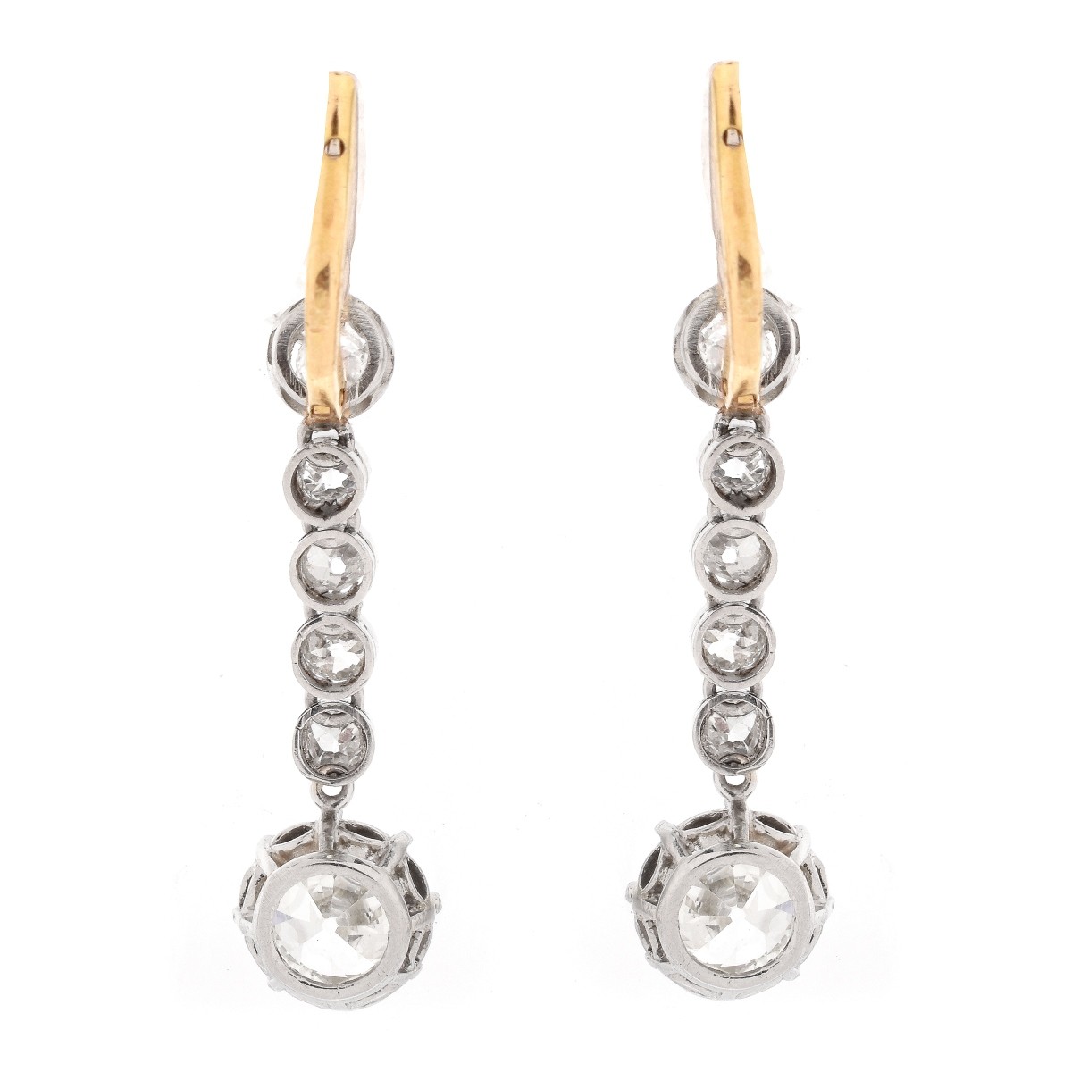 Approx. 5.1ct TW Diamond Earrings