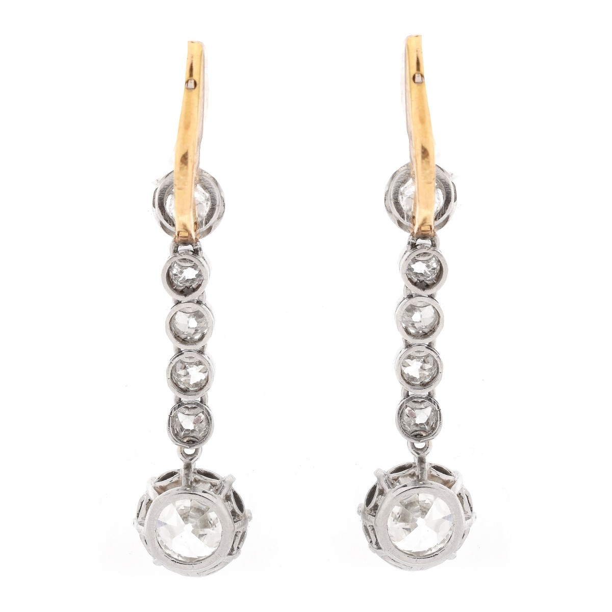 Approx. 5.1ct TW Diamond Earrings