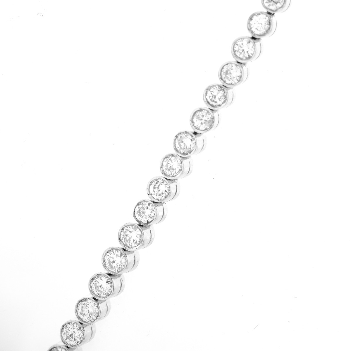 5.0ct TW Diamond and Platinum Bracelet