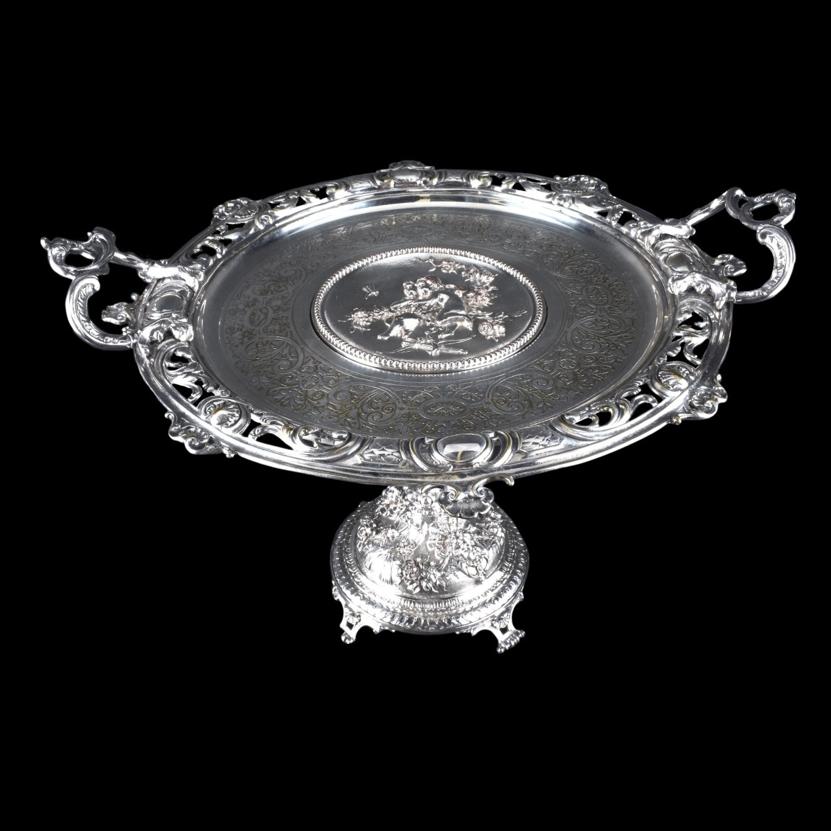 Antique French Silver Plate Centerpiece