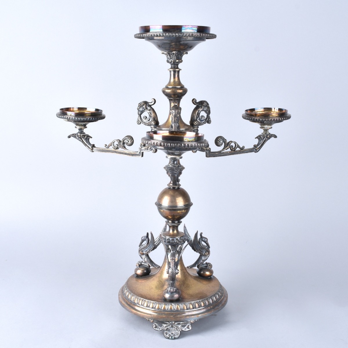 Victorian Silver Plate Epergne