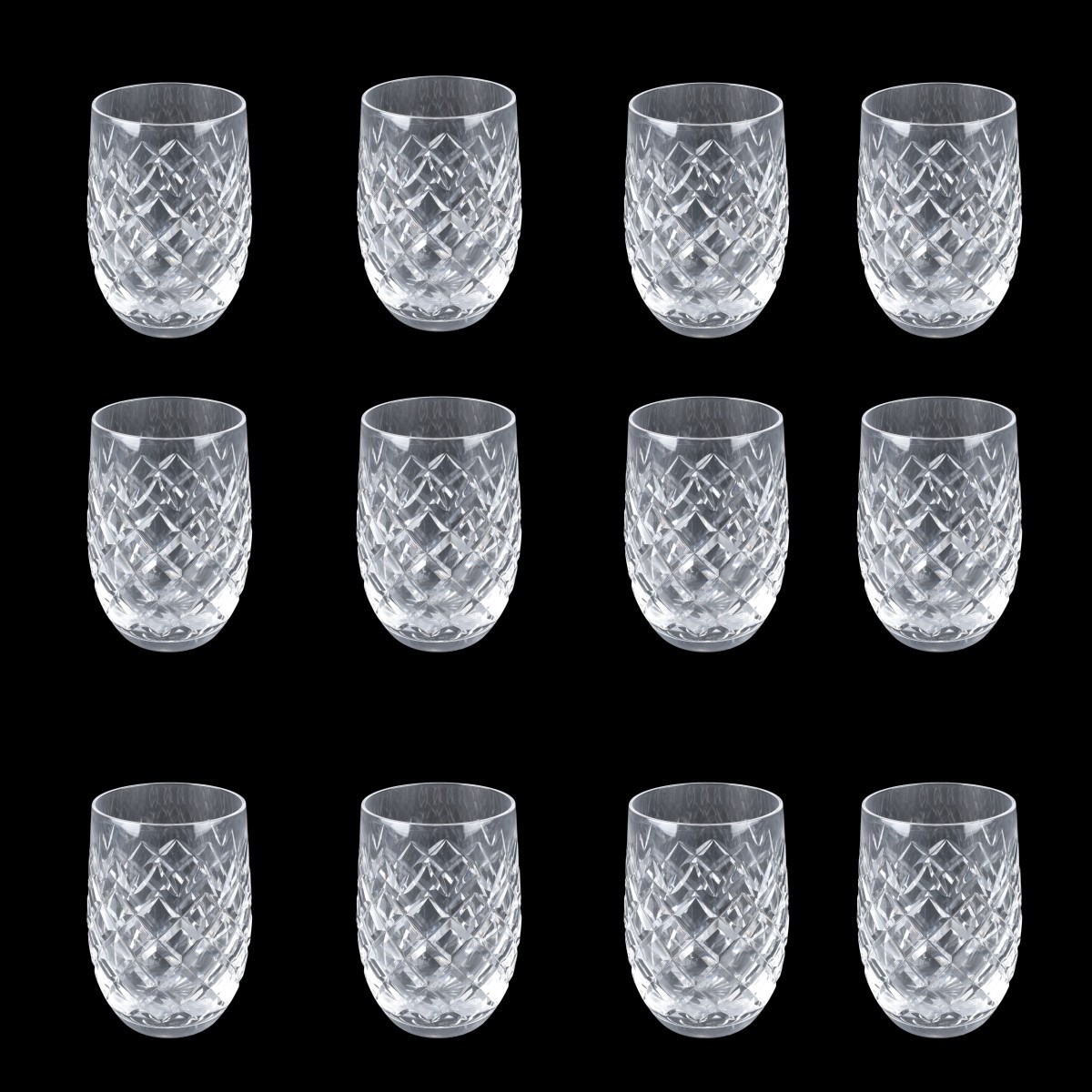 Waterford "Powerscourt" 10 Oz Flat Tumblers