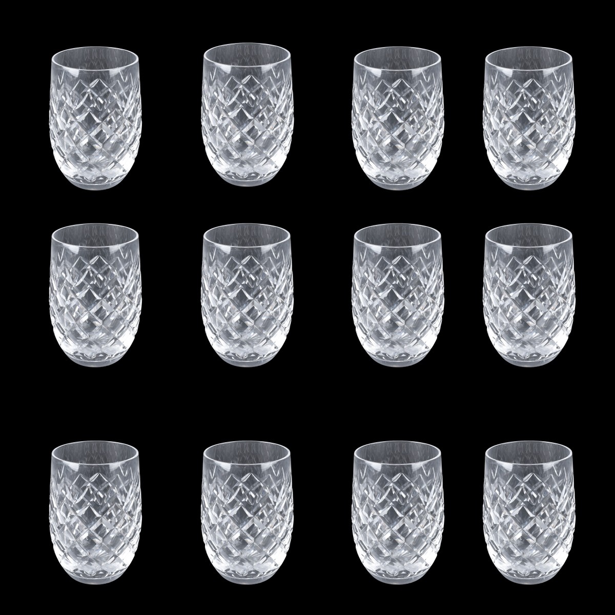 Waterford "Powerscourt" 10 Oz Flat Tumblers