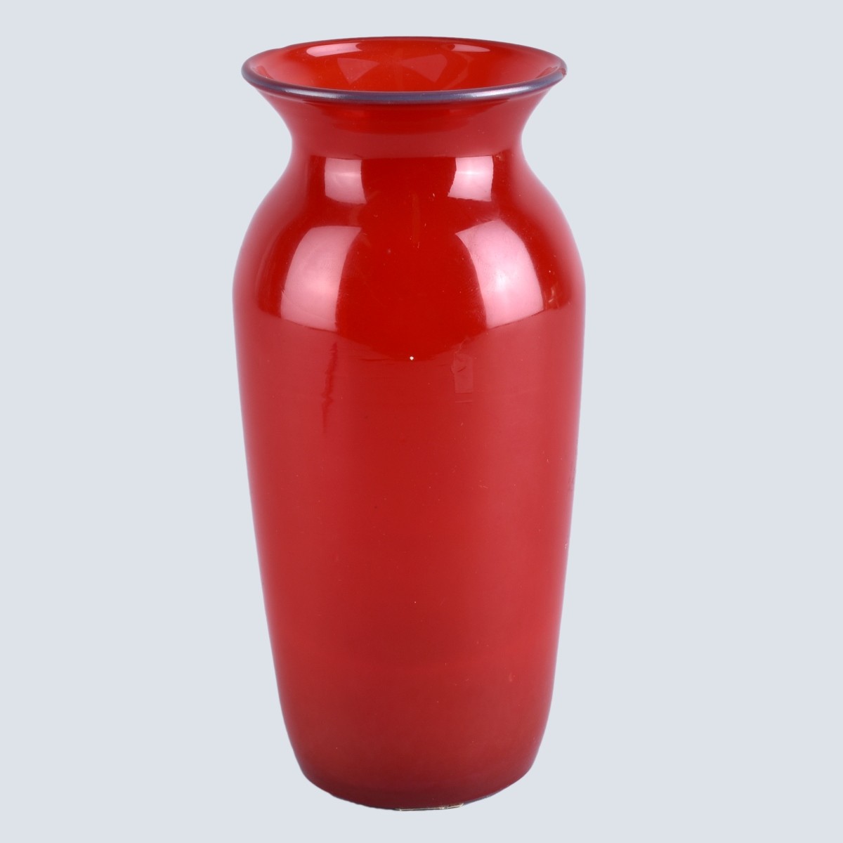 Tiffany Studios Red Glass Vase