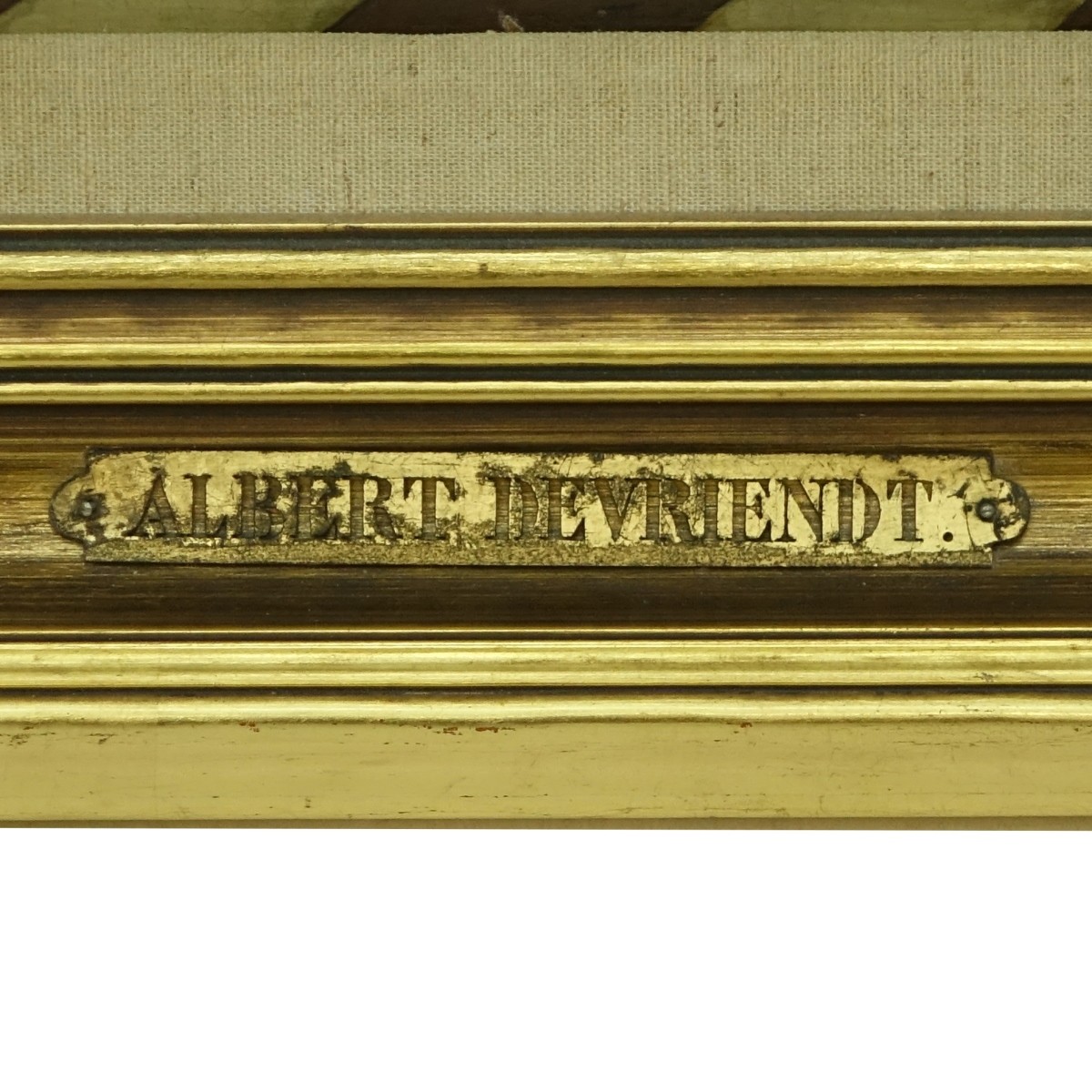 Albert De Vriendt Oil on Panel