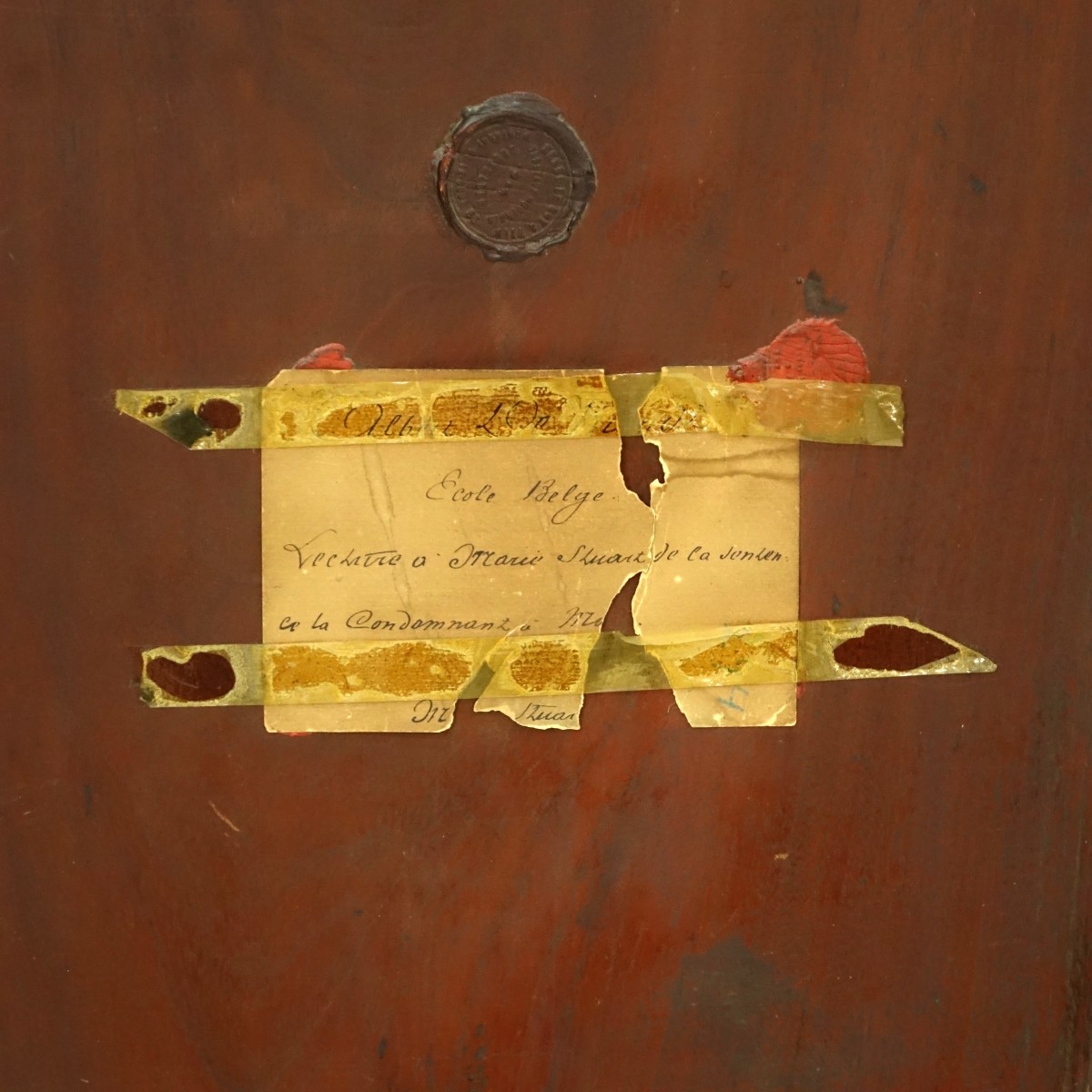 Albert De Vriendt Oil on Panel