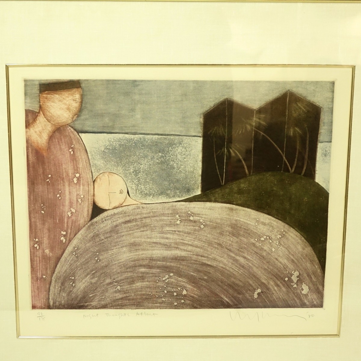 Two (2) Eng Tay (born 1947) Color Etchings